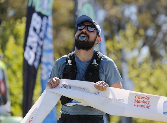 Justin Scarvaci wins the Margaret River Ultra men's race