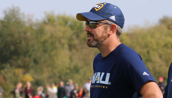 Photo: NAUs National XC 2016 Championship coach, Eric Heins: Photo courtesy of NAUathletics