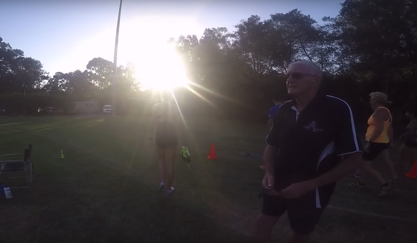 Leading NSW athlete, coach, mentor, and administrator, The late, John Atterton at Rotary Athletics Field, March 2016